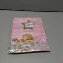 GPGHE Pink Christmas Gingerbread Decorations Shower Curtain Holiday Bathroom Gingerbread Man Curtain with 12 Hooks 71x71 Inch