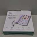 Excelltel Big Button Phone for Seniors, Corded Landline Telephone with Handsfree Function and 9 Groups of Memory, OneTouch Dialling,Suitable People with Vision Disorders/Hearing Damage (EXLD858HF)