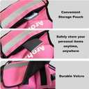 Adjustable Weighted Vest for Women & Men, 4-10lb/11-20lb/20-32lb Vest with 6 Ironsand Weights for Strength Training and Home Workout, Weight Vest with Reflective Strip for Running, Walking (Pink)