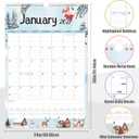 GuassLee Extra Large Wall Calendar 2026,36"x 24" Vertical Jumbo Hanging Wall Planner, 19-Month Aesthetic Large Calendar Jun. 2026 to Dec. 2027 with Thick Paper Watercolor Design for Easy Organizing