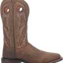 Dan Post Mens Abram Embroidered Square Toe Pull On Casual Boots Mid Calf - Brown (10)
