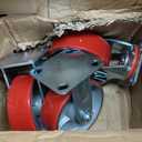 VEVOR Caster Wheels Set of 4, 6" Heavy Duty Casters (2 Rigid and 2 Swivel Casters with Side Brake) Polyurethane Iron Core Plate 4000LBS Capacity