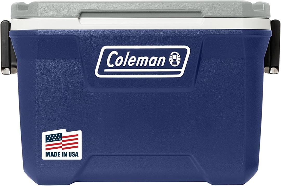 Coleman Classic Series Insulated Portable Cooler, Leak-Resistant Outdoor Hard Cooler Keeps Ice up to 5 Days, 52/70/120/150 Quart, 52qt