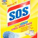 S.O.S 98014 Steel Wool Soap Pad (60 Count)