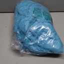 (Cover only, No Filler) Giant Fur Bean Bag Chair Cover for Kids Adults, Living Room Furniture Big Round Soft Fluffy Faux Fur Beanbag Lazy Sofa Bed Cover (Peacock Blue, 5FT)