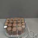 Conair Double Ceramic Hot Rollers for Long, Medium, and All Hair - Hair Curler - Hair Roller Clips Included - 1/2 inch, 3/4 inch, and 1 inch Rollers (20 Piece Set, Tan)