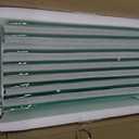 Light Green Glass Subway Tile Water Wave 3 x 12 Inch for Backsplash Kitchen Bathroom Shower Wall (16-Pack, 4 sq.ft.)