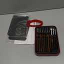 Nicpro Professional Miniature Painting Kit with Wet Palette, Miniature Painting Handle & 11PCS Detail Paint Brushes Drybrush, Sponge, Pallet Paper, Brush Holder, Mixing Paint Saver Palette