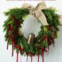 Velvet Christmas Tree Bows – 24 Pcs Holiday Bows (3/8" Wide, 5x7) with Star Clips – Easy Hanging for Tree, Wreath, Gifts & Décor (Black)