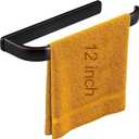 BESy Brass Hand Towel Bar for Bathroom Oil Rubbed Bronze, Rustproof Wall Mounted Towel Rack Hanger Bathroom Hardware Accessories Towel Holder 12 Inch
