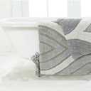 Chesapeake Davenport 2 Pc. Grey Bath Rug Set 44804 (21"x34" & 24"x40")