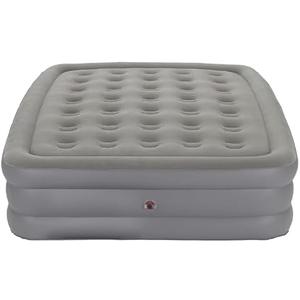 Coleman GuestRest 18" Plush Top Double High Air Mattress Airbed with Integrated Storage System and Carry Bag, Pump Not Included, Queen