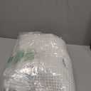 AMOAMI Upgraded Waffle Runner Rug Super Absorbent Non Slip Bath Mats for Bathroom Washable Boho Bathroom Runner Rug with Tassels, Ideal for Hallway Bedroom Laundry Room, White, 2' x 6'