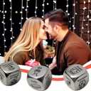 Solve His Indecisiveness! Date Dice for Couples - 3-in-1 Decision Maker for Couples, for Him/Boyfriend, Valentine's with Box