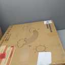 Large Wooden Baby Playpen - Size Adjustable Fence for Babies and Toddlers, Baby Play Yard with Locking Gate, Indoor Play Pen for Kids Activity Center 63.563.5