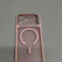 ESR for iPhone 17 Pro Max Case with Stash Stand, Camera Control Cover Compatible with MagSafe, Military-Grade Drop Protection Magnetic Phone Case, Scratch-Resistant Back Cover,Frosted Bubblegum Pink