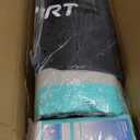 FBSPORT Inflatable Air Gymnastics Mat Training Mats 4/8 inches Thickness Gymnastics Tracks for Home Use/Training/Cheerleading/Yoga/Water with Pump (10ft*3.3ft*4in(3*1*0.1m), light green)