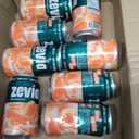 Zevia Zero Sugar Soda, Peaches and Cream, 12 oz Cans (8-Pack) – Caffeine Free, Naturally Sweetened, No Calorie Soda - Non-GMO Project Verified, Gluten-Free, Vegan (EXP 08/14/27)