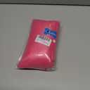 PETLESO Dog Coat for Small Dogs, Winter Dog Jacket Cold Weather Windproof Warm Puffer Jacket with Leash Hole, Button Fixable Hat, Pink XL