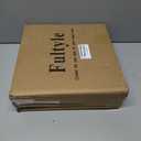 Round Side Table, Small Drink Table for Small Spaces, Modern Accent End Table Nightstand with Solid Wood Leg for Living Room, Bedroom, Corners, and Office (White)