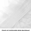 BOMAROLAN Women's Adult Tutu Skirts Classic 5 Layers Plus Size Tulle Ballet Skirts for Women Halloween Costume (White, L)