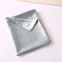 evolive Luxury 100% Tencel Material Silk Feel Cooling Breathable Pillow Cover/Pillowcases (Mineral Blue, 21X54 Body Pillow Cover)