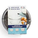 Anchor Hocking 6 Pc Glass Mixing Bowl Set