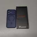 CANSHN Magnetic Compatible with iPhone 17 Pro Max Case, Upgraded [Full Camera Protection] [Compatible with Magsafe] [Translucent Matte] Shockproof Protective Phone Cover 6.9 Inch - Deep Blue