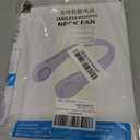Portable Neck Fan, Rechargeable USB-Powered Cooling Fan with 5 Speeds, Hands-Free, Bladeless Design for Tents and Outdoor Use