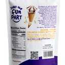 Just The Fun Part, Bite-Size Crispy Mini Waffle Cones, Filled With Premium Belgian White Chocolate, Great For Snacks, Desserts, Grab & Go - Kosher, White Chocolate, 4.23 Ounce (Pack of 1) (BBD 08/08/27)
