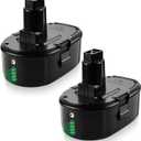 energup 2Pack 18V 7000mAh Li-ion Replace for Dewalt 18V Battery xrp baterias, DC9096 DC9098 DC9099 DE9098 DW9095 DW9096 DW9098 DE9503 DC9182, for 18Volts Dewalt Batteries