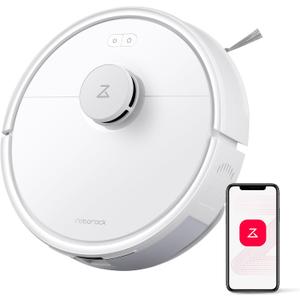 Roborock Q7 L5 Robot Vacuum and Mop Combo, 8,000Pa Suction, Upgraded from Q5 Pro, Dual Anti-Tangle System, LiDAR Navigation, No-Go Zones, Self-Charging Robotic Vacuum Cleaner, White