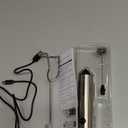 Bonsenkitchen Rechargeable Milk Frother with Stand, 3Speed Handheld Coffee Frother, Dual Spring Whisk Electric Hand Frother Wand Drink Mixer for Matcha Lattes Cappuccino, Kitchen Gifts