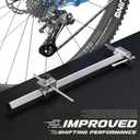Bike Derailleur Hanger Alignment Gauge Tool, Bicycle Wheel Straightening Tool, 304 Stainless Steel Bike Repair Maintenance Tool for MTB Road Bike, 20-29 Wheel