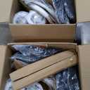 Sweetcrispy Modern Bar Stools Set of 4, Adjustable Faux Leather Upholstered Swivel Bar Stools, Counter Height Bar Chairs with Back for Kitchen Island, Black