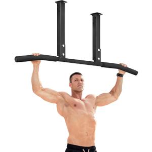 ATENTO Pull Up Bar, Chin Up Bars Ceiling Mount by Ultimate Body Press, Workout for Home Gym, Beam, Crossfit - Heavy-Duty, Foam Grip, Easy installation
