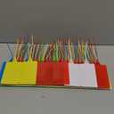 100 Plastic Tags Shipping Tags Water Proof Tags for Labeling Shipping Labels Security Seals Writable Marker Ties Hanging Tags Storage Tag with One Marker Pen (Mixed 5 Color)