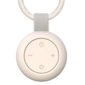 Portable Baby Sound Machine [White Noise for Babies Kids Adults][Sleep Soother][Timer Function][12 Soothing Sounds] 15 Hours Battery Life, Travel,Registry Gift,Shower,Clips on Baby Stroller (Putty)