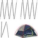 Upgraded 3 PCS Replacement Tent Poles for Coleman 2 Person Sundome Camping Tent, Camping Tent Accessories for Coleman Camping Tent, Pre-Assembled Fiberglass Replacement Pole Set
