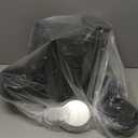 Gardner Pet Automatic Gravity Cat Food Feeder and Water Dispenser Stainless Steel Two-in-One Set Large Capacity Dispenser for Pets Dogs, Puppies, Kittens-(0.8 Gallons x 2) (Black)