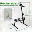 Pedal Exerciser Bike for Seniors Hand Arm Leg and Knee Stroke Recovery Equipment for Seniors fit for Full Body Great Gift for Elderly Rehab Workout