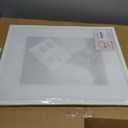 upsimples 16x20 Picture Frame, Display Pictures 11x14 with Mat or 16 x 20 Without, Wall Hanging Poster Frame, White, 1 Pack