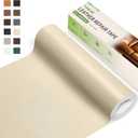 Leather Repair Tape,16 x 80 Inches Self Adhesive Leather Repair PatchLeather Repair Kit for FurnitureCouches,Car Seats,Cabinets,Handbags(Beige-Fine Lines)