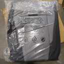 LINGVIDO Waterproof Faux Leather Seat Covers Compatible with 2009-2024 Dodge Ram 1500 2500 3500 Seat Cushion Protector Truck Pickup Crew Quad Cab with Split Bench 40/60(Black+Gray, Full Set Flat Back)