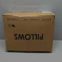 puredown Goose Feathers and Down Pillow for Sleeping Hotel Collection Bed Pillows, Gusseted, Standard/Queen, Set of 2 (Gusseted Style 1)