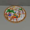 Three Kings Nativity Wood Sign Plaque Three Wise Men Hymn Wall Art Wooden Desk Centerpieces Decor Religious Christmas Ornament with Stand for Da de los Reyes Magos Epiphany Holy Family