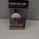 Mushroom Table Lamp - Includes USB Charging Cable Tri-Color Lighting, Touch-Control Switch Portable Lighting, Ideal for Bedrooms Mini Adjustable Touch-Control LED Table Lamp (Orange)