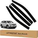 Tape-on Rain Guards for 2016-2022 Pilot, for 2016-2022 Honda Pilot AccessoriesSide Vent Visors Shades Window Deflectors for Honda Pilot