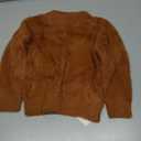 Curipeer  Solid Ruffle Basis Pullover Sweater Turtleneck Longsleeve Fall Clothes for Baby Girl and Boy (3-6 Months, Brown)