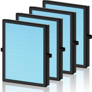 MK04 Air Filter Replacement for Aroeve MK04 MG04JH Air Purifier, 4-in-1 H13 True HEPA High-Efficiency Activated Carbon Filter, Standard Version (4 Pack)